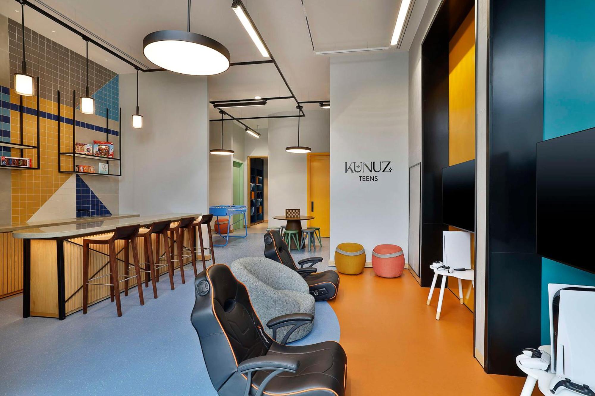 Waldorf Astoria Doha Lusail מראה חיצוני תמונה The interior of the Kenz Teens
